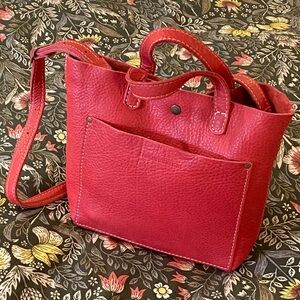 Portland Leather Goods mini crossbody Leather Tote